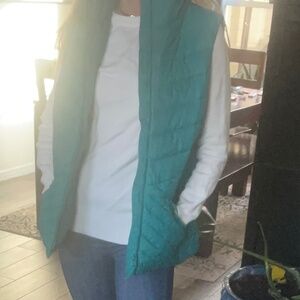 Teal Talbots Vest never worn.